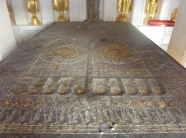 Buddha's Footprints at Wat Bowonniwet