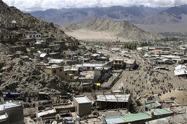 Flood disaster in Ladakh